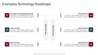 Examples Technology Roadmaps In Powerpoint And Google Slides Cpb