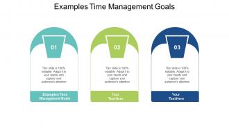 Examples time management goals ppt powerpoint presentation file slide portrait cpb