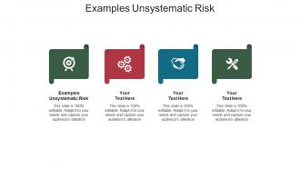 Examples unsystematic risk ppt powerpoint presentation summary model cpb