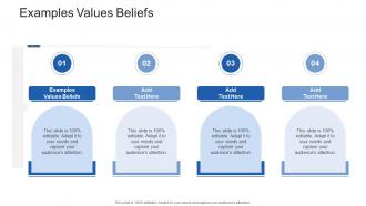 Examples Values Beliefs In Powerpoint And Google Slides Cpb