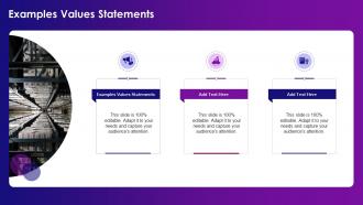 Examples Values Statements In Powerpoint And Google Slides Cpb