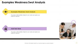 Examples Weakness Swot Analysis In Powerpoint And Google Slides Cpb