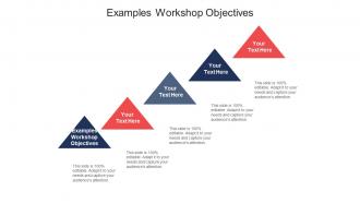 Examples workshop objectives ppt powerpoint presentation background cpb