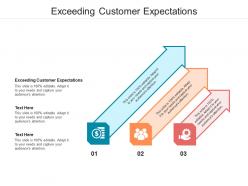 Exceeding customer expectations ppt powerpoint presentation styles graphic tips cpb