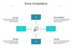 Excel competitors ppt powerpoint presentation styles smartart cpb