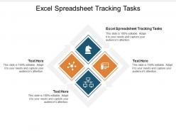 Excel spreadsheet tracking tasks ppt powerpoint presentation ideas background images cpb