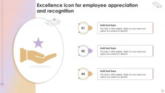 Excellence Icon For Employee Appreciation And Recognition