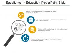 Excellence in education powerpoint slide
