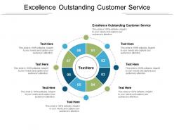 Excellence outstanding customer service ppt powerpoint presentation infographic template example 2015 cpb