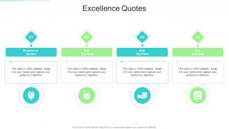 Excellence Quotes In Powerpoint And Google Slides Cpb