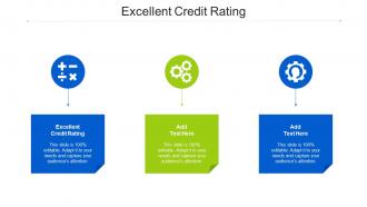 Excellent Credit Rating Ppt Powerpoint Presentation Inspiration Graphics Cpb