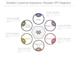 Excellent customer experience template ppt diagrams