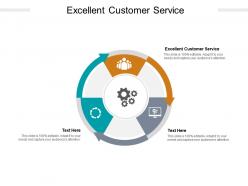 Excellent customer service ppt powerpoint presentation icon picture cpb