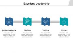 Excellent leadership ppt powerpoint presentation infographic template deck cpb