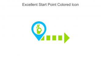 Excellent Start Point Colored Icon In Powerpoint Pptx Png And Editable Eps Format