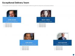 Exceptional delivery team enterprise software company ppt powerpoint presentation styles ideas