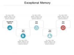 Exceptional memory ppt powerpoint presentation outline templates cpb