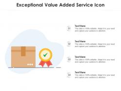 Exceptional Value Added Service Icon