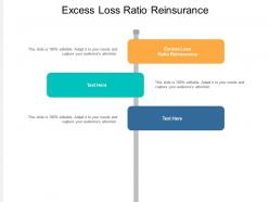 Excess loss ratio reinsurance ppt powerpoint presentation layouts cpb