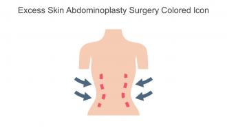 Excess Skin Abdominoplasty Surgery Colored Icon In Powerpoint Pptx Png And Editable Eps Format