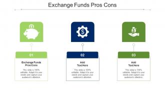 Exchange Funds Pros Cons Ppt Powerpoint Presentation Infographic Template Icons Cpb