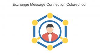 Exchange Message Connection Colored Icon In Powerpoint Pptx Png And Editable Eps Format