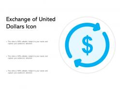 Exchange Of United Dollars Icon
