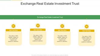 Exchange Real Estate Investment Trust In Powerpoint And Google Slides Cpb