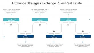 Exchange Strategies Exchange Rules Real Estate In Powerpoint And Google Slides Cpb