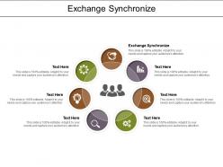 Exchange synchronize ppt powerpoint presentation layouts diagrams cpb