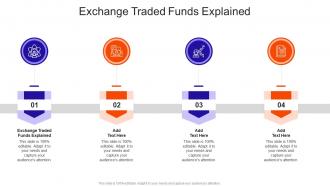 Exchange Traded Funds Explained In Powerpoint And Google Slides Cpb