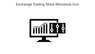 Exchange Trading Stock Monotone Icon In Powerpoint Pptx Png And Editable Eps Format