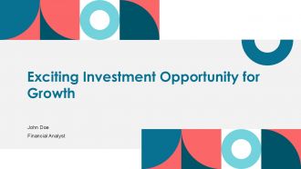 Exciting Investment Opportunity For Growth PPT Sample ACP