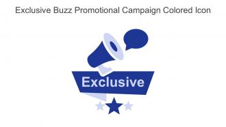 Exclusive Buzz Promotional Campaign Colored Icon In Powerpoint Pptx Png And Editable Eps Format