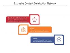 Exclusive content distribution network ppt powerpoint presentation file portfolio cpb