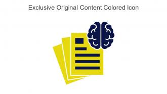 Exclusive Original Content Colored Icon In Powerpoint Pptx Png And Editable Eps Format