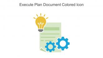 Execute Plan Document Colored Icon In Powerpoint Pptx Png And Editable Eps Format