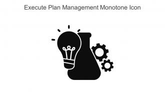 Execute Plan Management Monotone Icon In Powerpoint Pptx Png And Editable Eps Format