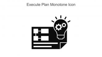 Execute Plan Monotone Icon In Powerpoint Pptx Png And Editable Eps Format