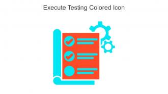 Execute Testing Colored Icon In Powerpoint Pptx Png And Editable Eps Format