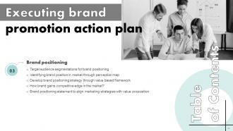 Executing Brand Promotion Action Plan Branding CD V Image Best