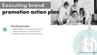 Executing Brand Promotion Action Plan Branding CD V Designed Best