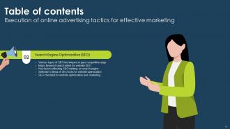 Execution Of Online Advertising Tactics For Effective Marketing Powerpoint Presentation Slides Captivating Template