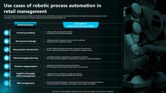 Execution Of Robotic Process Automation By Sector Powerpoint Presentation Slides Graphical Image