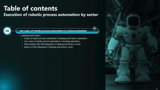 Execution Of Robotic Process Automation By Sector Powerpoint Presentation Slides Image Images