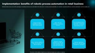 Execution Of Robotic Process Implementation Benefits Of Robotic Process Automation In Retail