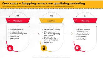 Execution Of Shopping Mall Case Study Shopping Centers Are Gamifying Marketing MKT SS
