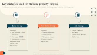 Execution Of Successful House Key Strategies Used For Planning Property Flipping