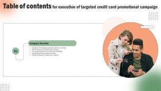 Execution Of Targeted Credit Card Promotional Campaign Powerpoint Presentation Slides Strategy CD V Best Multipurpose