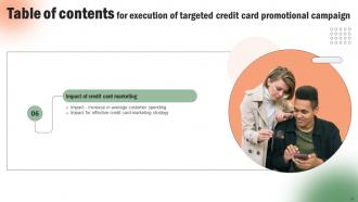 Execution Of Targeted Credit Card Promotional Campaign Powerpoint Presentation Slides Strategy CD V Images Attractive
